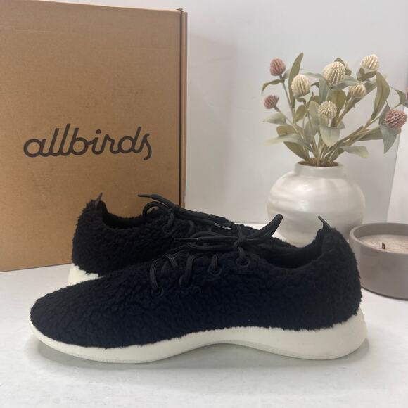 Allbirds Wool Runner Fluffs Natural Black Men\'s 11 NWB Merino Wool main image 5